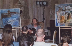 minulou výstavu zahajoval Jaroslav Hutka