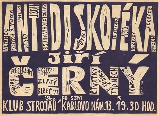 1971, antidiskotéka Jiřího Černého